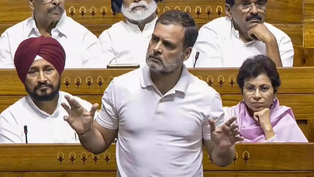 Rahul Gandhi  Targets Amit Shah Over Student Crackdown in Delhi, Demands Answers in Parliament