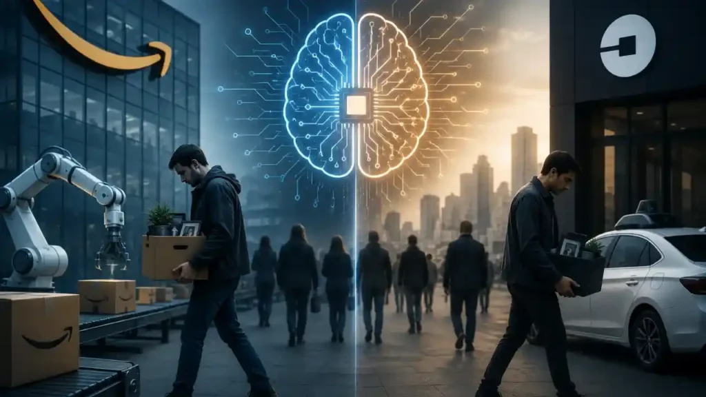 Amazon Uber Layoffs 2026 Amazon and Uber Announce Fresh Layoffs in Strategic Realignment