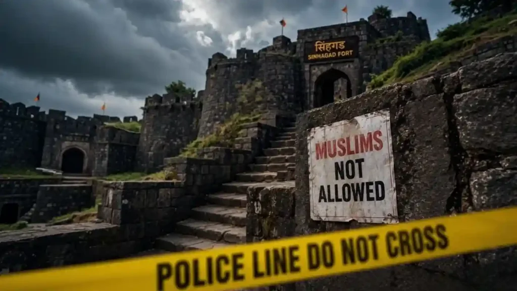 Sinhagad Fort Poster Controversy Forest Department Removes Unauthorized Directives From Sinhagad Fort Gate as Police Launch Probe