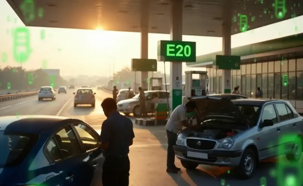 E20 fuel engine safety Government Dismisses Fears Over E20 Petrol, Assures No Engine Damage to Older Vehicles