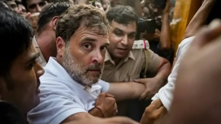 Rahul Gandhi CJP Protest  Opposition Showdown Rahul Gandhi Detained Near PM’s Residence, Outlines 5 Demands After Police Crackdown