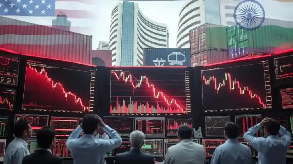 Stock Market Crash July 24 2026 Indian Equities Plunge Following Trump's 10% Tariff Announcement