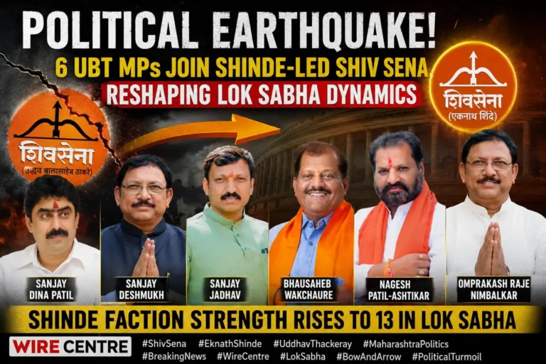 Shiv Sena UBT MPs defection to Eknath Shinde faction in Lok Sabha