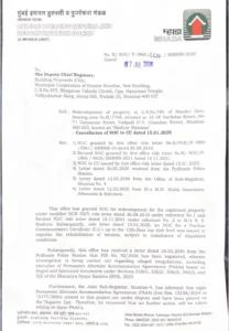 MHADA NOC cancelled Mumbai builder fraud