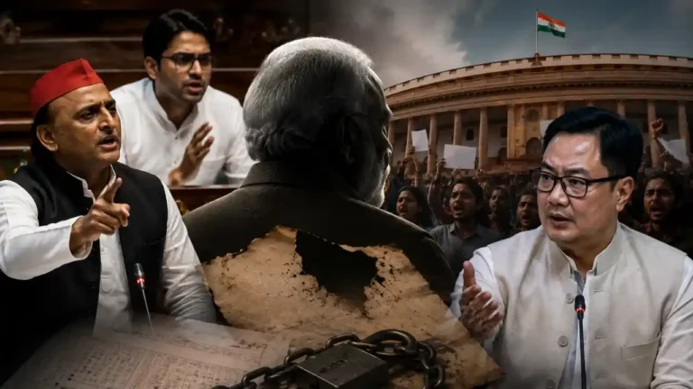 Akhilesh Yadav Lok Sabha Speech  Parliamentary Showdown Opposition Attacks Centre During AntiPaper Leak Bill Debate in Lok Sabha