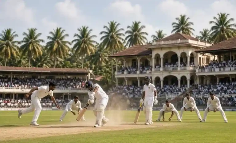ND vs SL 2nd Test Day 5  - IND vs SL 2nd Test Day 5 Sri Lanka Lower Order Fights Back to Extend Lead in Colombo