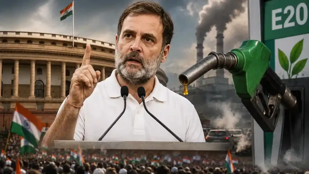 Rahul Gandhi E20 Petrol Attack - "Puri Daal Hi Kaali Hai - Rahul Gandhi Slams Modi Govt Over E20 Petrol Policy, Promises Nationwide Campaign