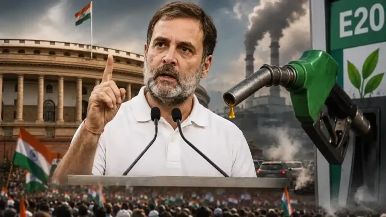 Rahul Gandhi E20 Petrol Attack - "Puri Daal Hi Kaali Hai - Rahul Gandhi Slams Modi Govt Over E20 Petrol Policy, Promises Nationwide Campaign