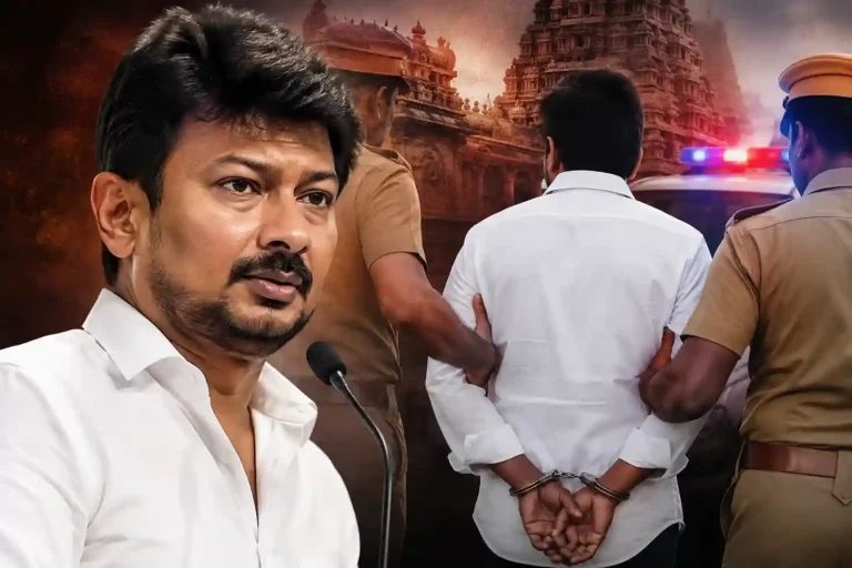 Tamil Nadu Opposition Leader Udhayanidhi Stalin Arrested Over Alleged Misogynistic Remarks in Thanjavur