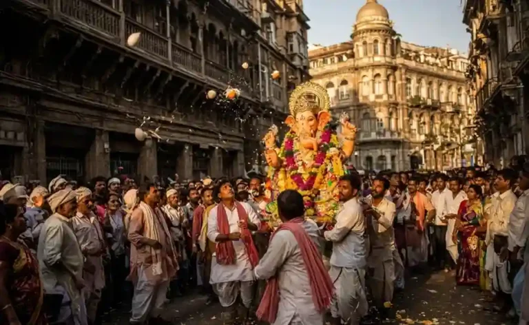 Tension in Mumbai’s Byculla After Eggs Allegedly Thrown at 'Mazgaoncha Morya' Ganpati Procession