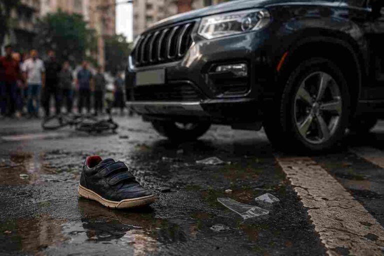 Tragic Accident in Mumbai Eight-Year-Old Boy Killed After Being Run Over by SUV in Bandra, Woman Driver Arrested