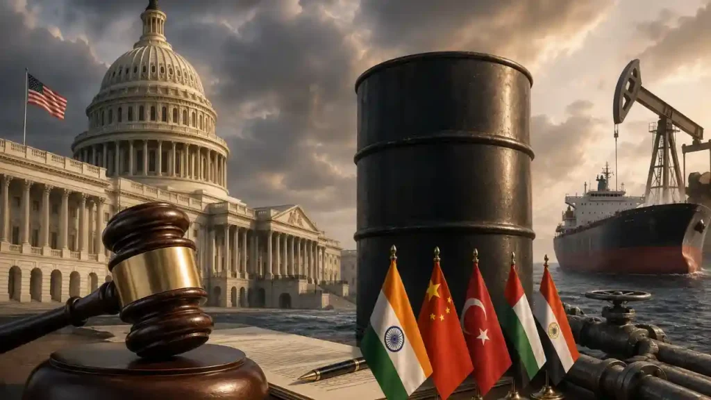 US Senate Russia Sanctions Bill - US Senate Passes Bill Authorizing 100 percent Tariffs on 5 Nations Buying Russian Oil and Gas, Including India