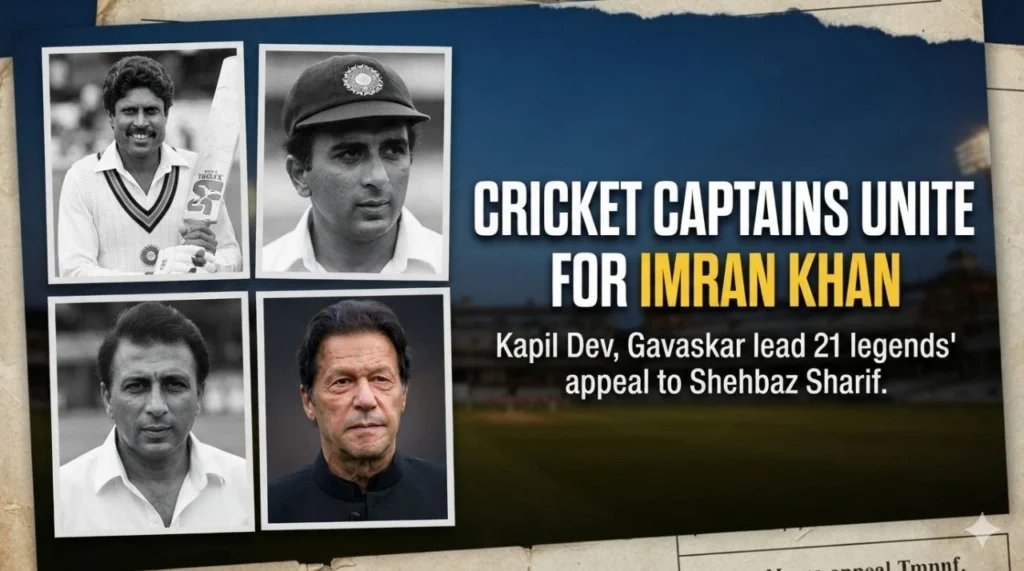 Cricket Captains Letter Imran Khan