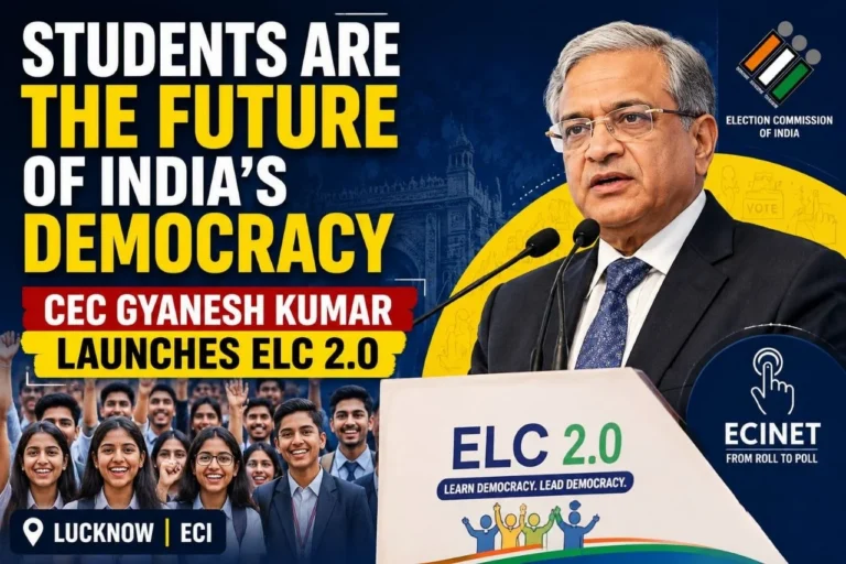 CEC Gyanesh Kumar ELC 2.0 Lucknow
