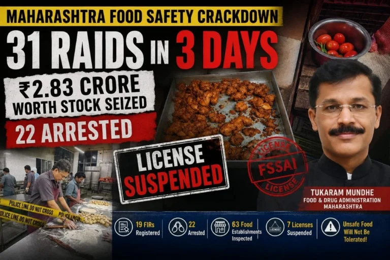 Maharashtra FDA Crackdown