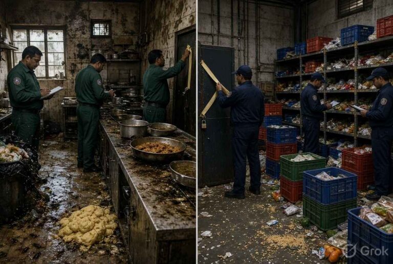 FDA Food Safety Blinkit Dark Store in Akola Sealed Following Severe Storage Violations
