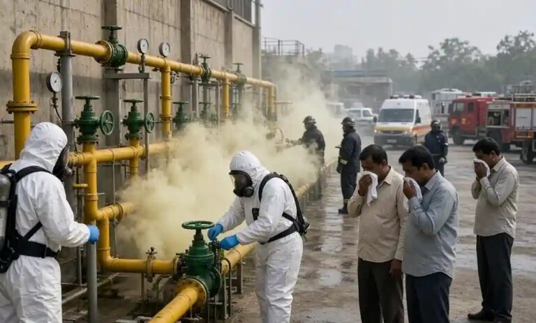 Sehore Chlorine Gas Leak - Chlorine Gas Leak at Sehore Water Plant Causes Breathing Panic 10 Hospitalized as Emergency Services Contain Fumes