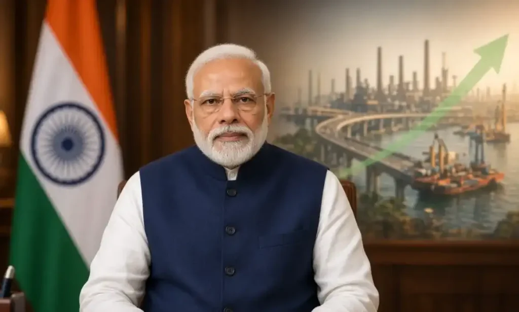 PM Modi 7.8 GDP Growth - PM Modi Hails 7.8% GDP Growth in Video Message, Takes Swipe at Opposition's 'Pessimism'