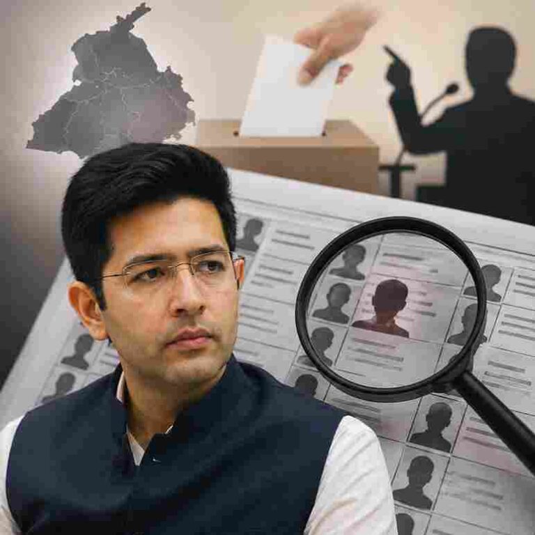 Raghav Chadha Claims Name Marked 'Shifted' in Punjab Draft Electoral Rolls at AAP's Behest