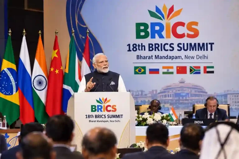 18th BRICS Summit Bharat Mandapam - PM Modi Inaugurates 18th BRICS Summit in New Delhi; Outlines Priority Framework for Sustainable Growth and Financial Autonomy