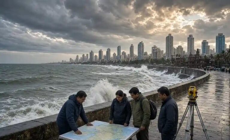 BMC Climate Risk Assessment Mumbai - Mumbai Faces Rising Sea Level Risks as BMC Launches Fresh Climate Risk Assessment of 149 km Coastline